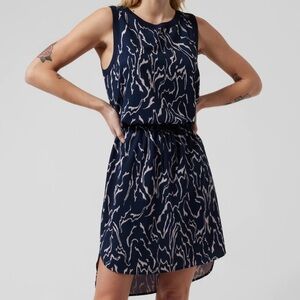 Like New Athleta Printed Rincon Dress Size Small